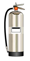 Water and foam extinguishers